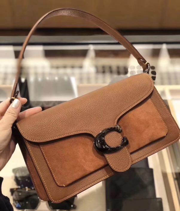 Authentic coach tabby 79334 in brown sling crossbody bag