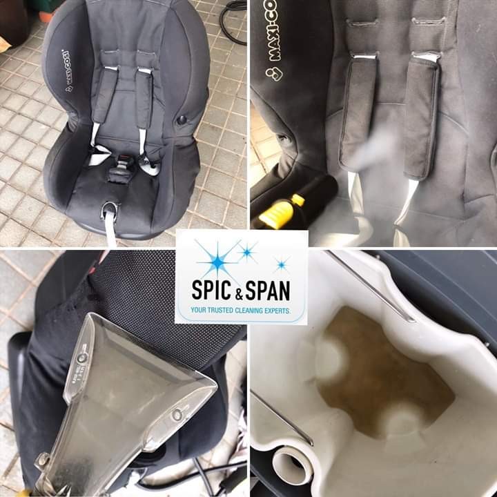 Infant car on sale seat cleaning service