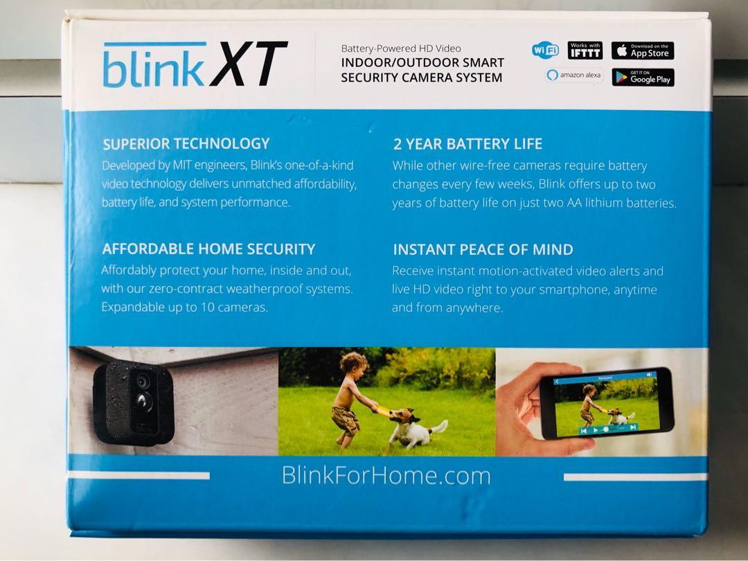 blink XT Smart Home Camera System: 1 Camera System, Furniture & Home ...