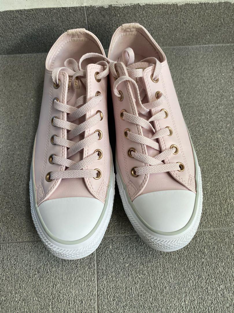 New leather converse hot sale