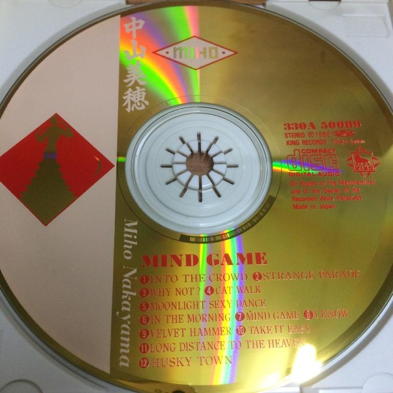 CD 中山美穂(中山美穗) Miho Nakayama Mind Game Gold Select 24K (OBI