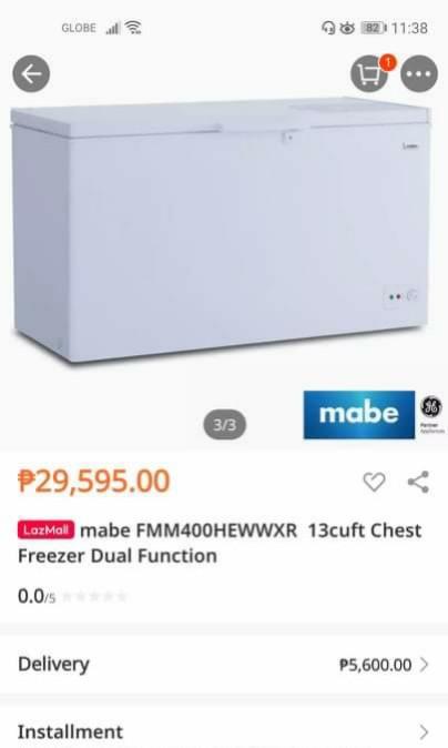 Chest Type Freezer, TV & Home Appliances, Kitchen Appliances ...