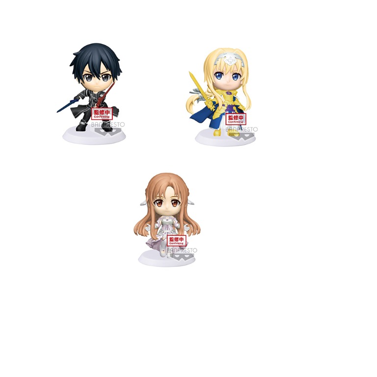 Chibi Series Sword Art Online Alicization War Of Underworld Ft Kirito Asuna Alice Schuberg Hobbies Toys Toys Games On Carousell