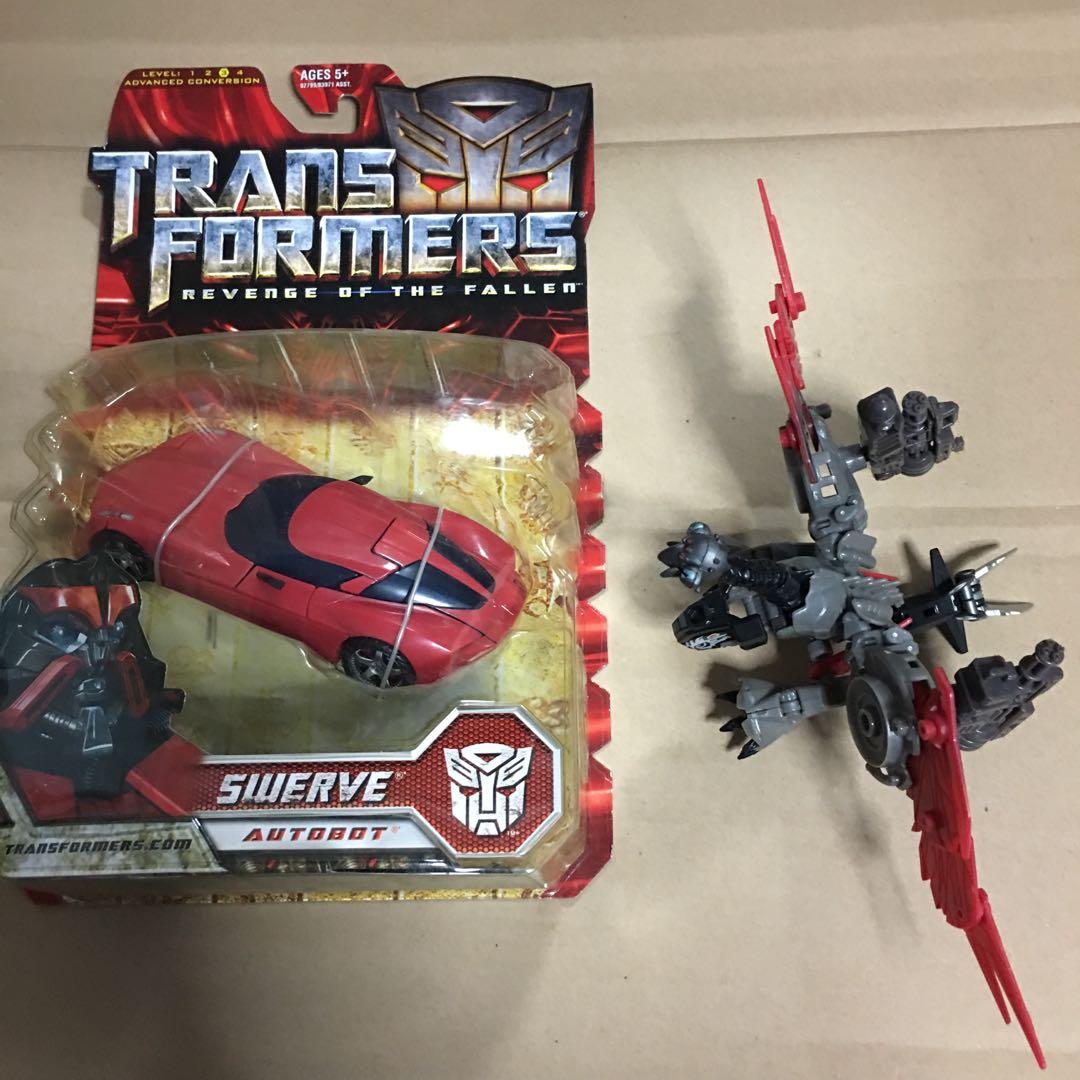 Clearance Transformers bundle (Category: Toy Figures) located in Singapore. Submitted by onizuka (Listing ID 281894091, Image 2). Description: 🚨Kindly read through the listing’s description before saying you want to get it🚨 🔸Good vs Evil Autobot vs Decepticon Swerve vs Laser Beak 🔸what you see is what you will be getting 🔸Swerve is brand new 🔸Letting go as a set 🔸Not for fussy buyers 🔸No reservations unless buyer deposits a non refundable