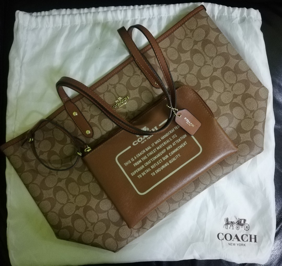 Coach Handbag Reversable Hand bag murah high gred bag hand bag