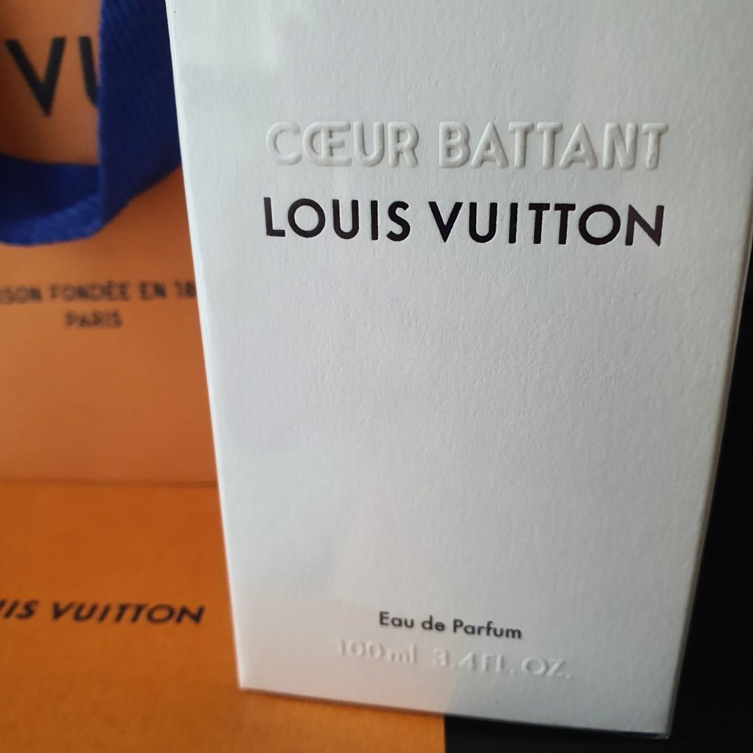 Louis vuitton perfume coeur battant 100ML, Beauty & Personal Care,  Fragrance & Deodorants on Carousell