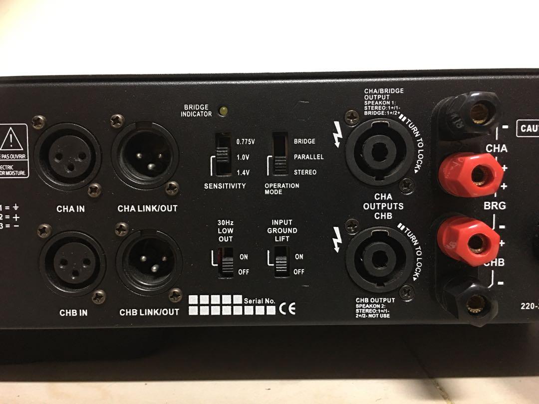 Crest audio ca12 power amp 綜合擴大機 美國製造 2800W 後級擴大機 ALL NEW, 耳機及錄音音訊設備