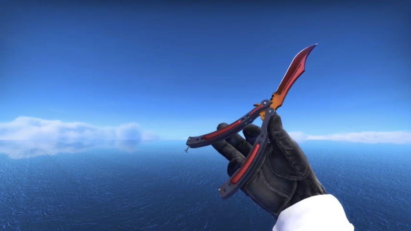 Csgo Butterfly Knife Fade 99, Video Gaming, Gaming Accessories, Game
