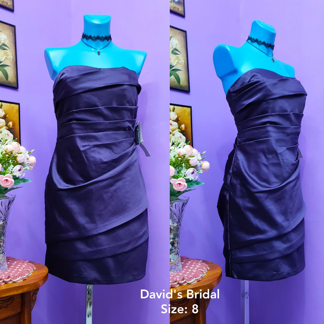 david's bridal purple