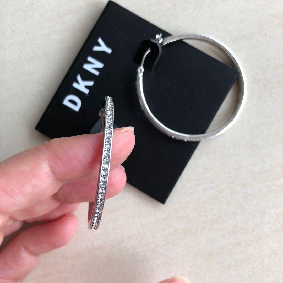 Dkny hoop earrings hot sale