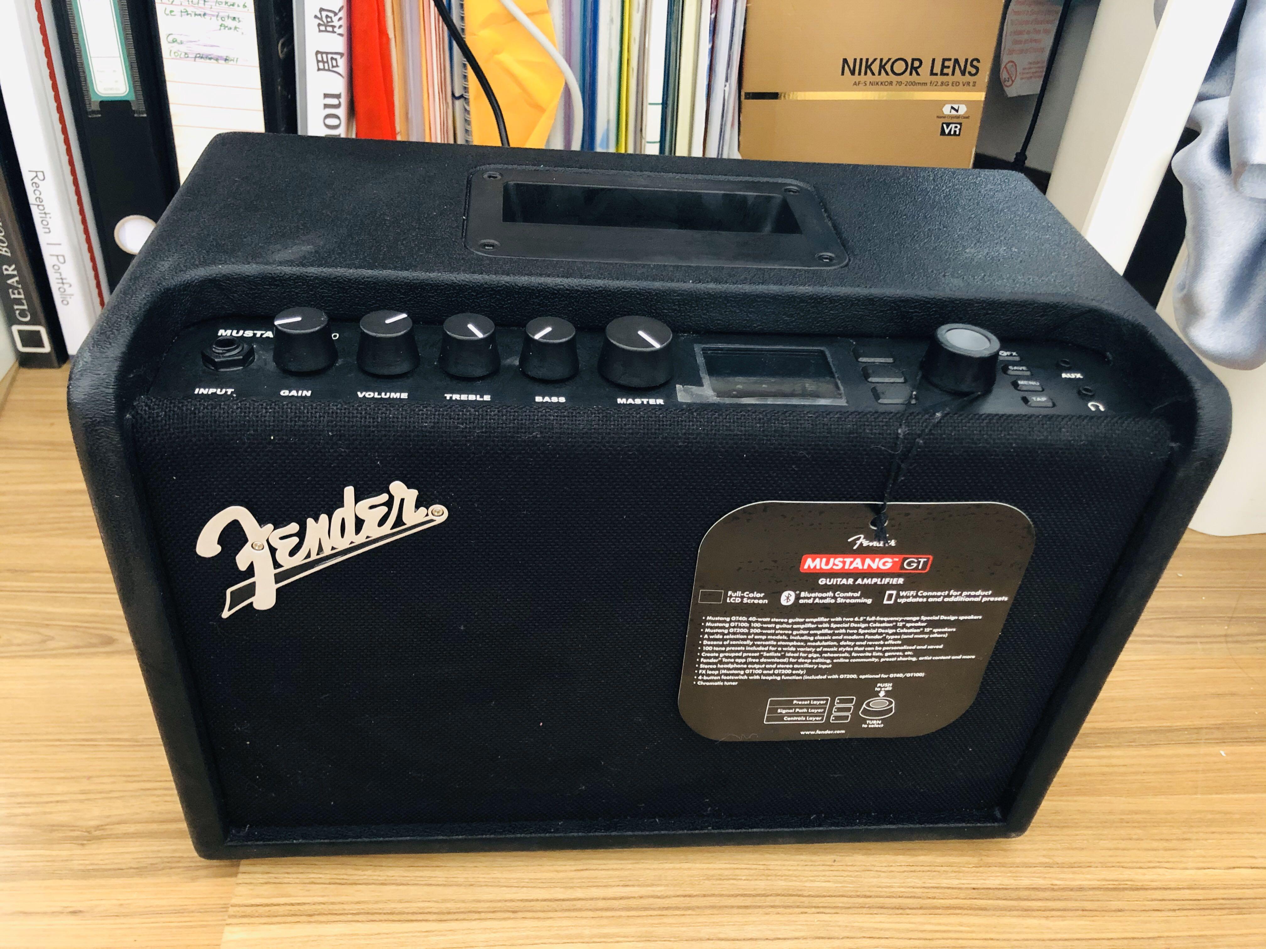 Fender Mustang GT40, 興趣及遊戲, 音樂、樂器& 配件, 樂器- Carousell