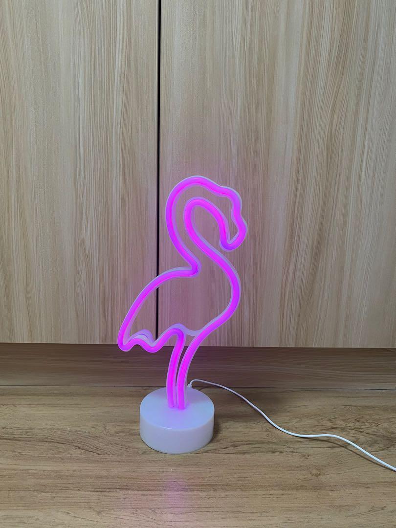 Flamingo Neon Light Fun Lamp (Category: Other Home Decor) located in Taguig. Submitted by anmit (Listing ID 282027243, Image 2). Description: Height: 12”.