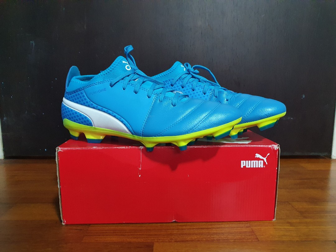 Football Soccer Boots Puma One 17.3 FG Men s Fashion Activewear on Carousell