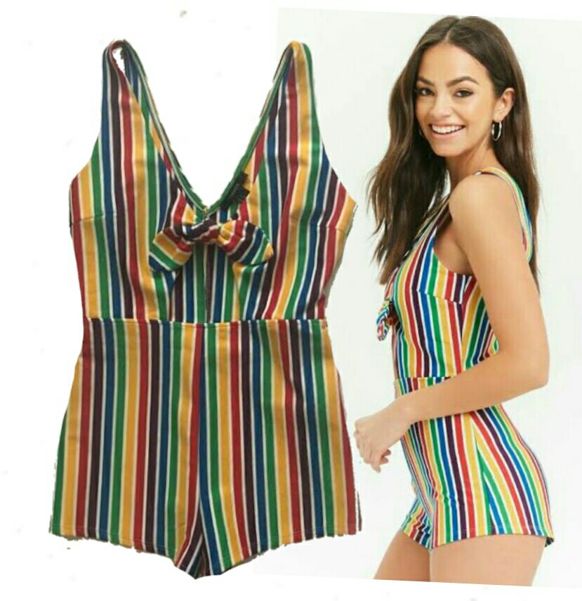 Forever 21 cheap rainbow romper