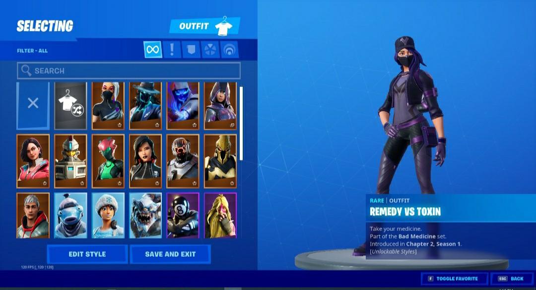 Fortnite Account Season 9 Chapter 2 Season 1 Glow Skin Video Gaming Gaming Accessories Game Gift Cards Accounts On Carousell