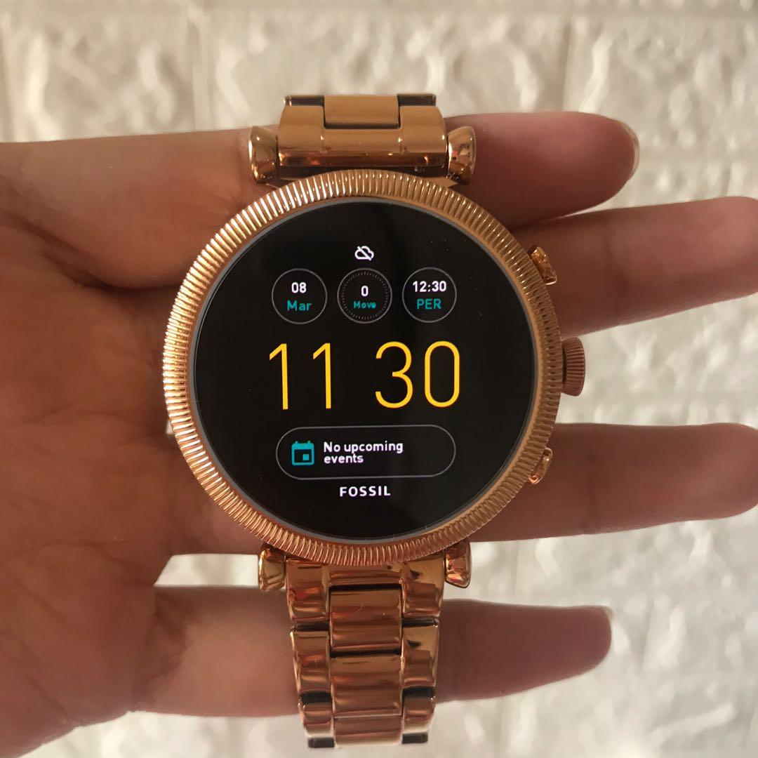 Fossil smartwatch gen 4 FTW6040 rose gold