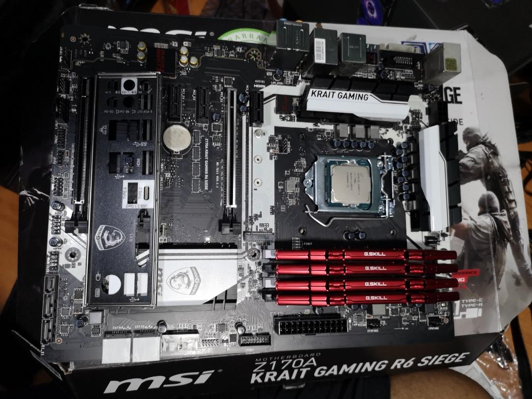 i7 7700k MSi Z170A セット