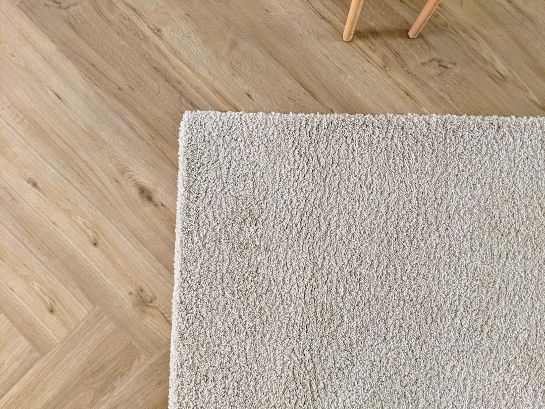 Ikea off white high pile rug, Furniture & Home Living, Home Decor