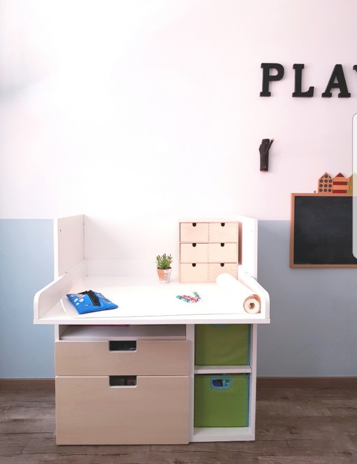Ikea Stuva Changing Table with drawers, Furniture, Tables & Chairs on