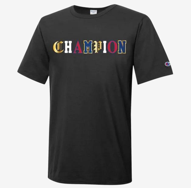 Old english hot sale champion shirt