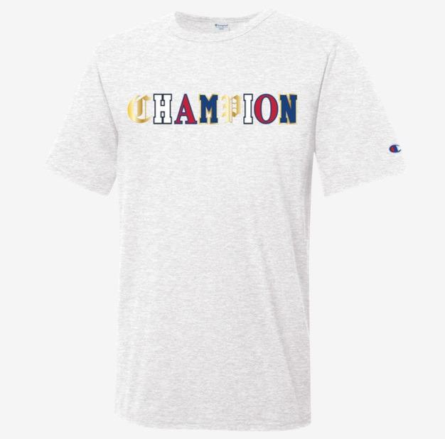 Champion old english shirt discount
