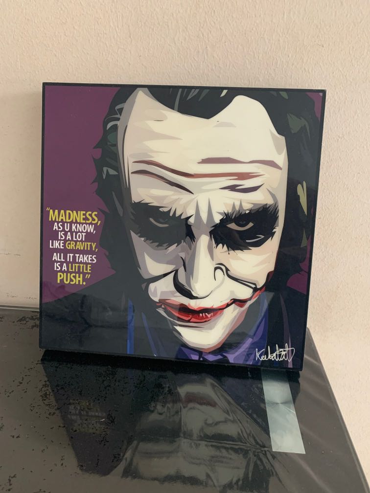 Joker frame, Design & Craft, Handmade Goods & Accessories on Carousell