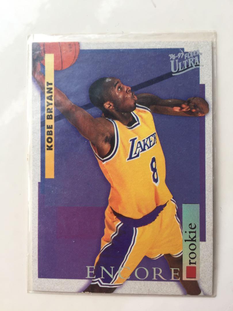 kobe bryant basketball rookies card