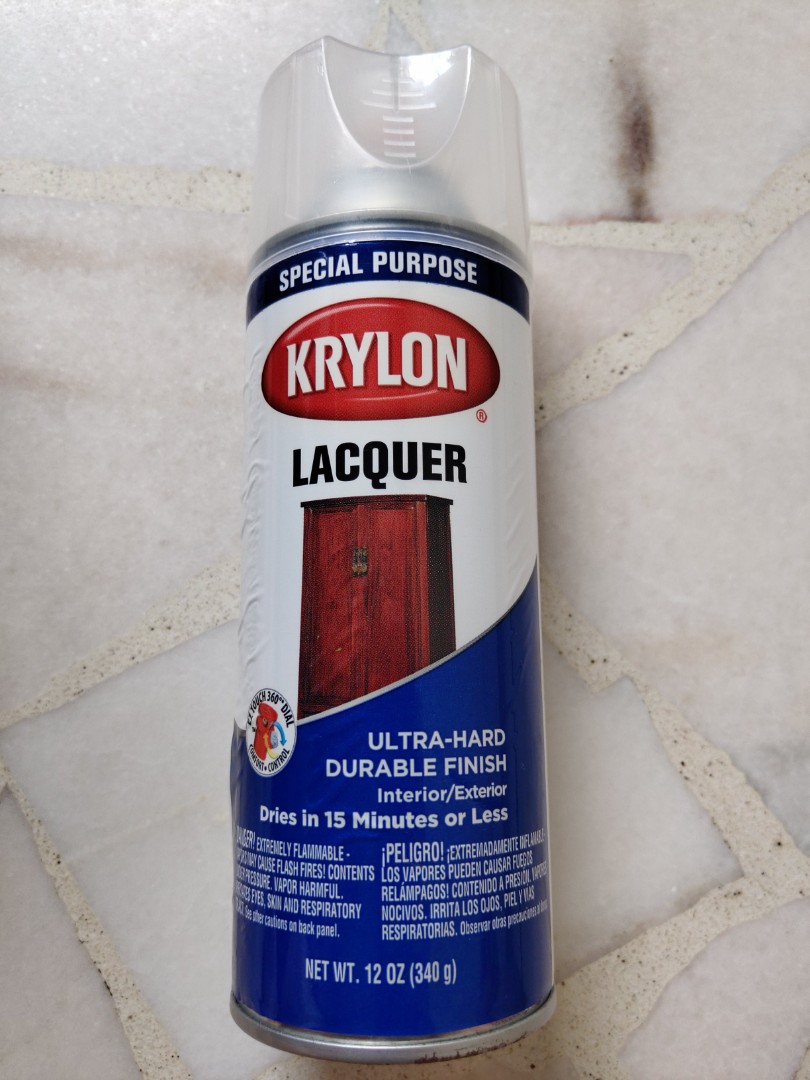Krylon Lacquer, Design & Craft, Craft Supplies & Tools on Carousell