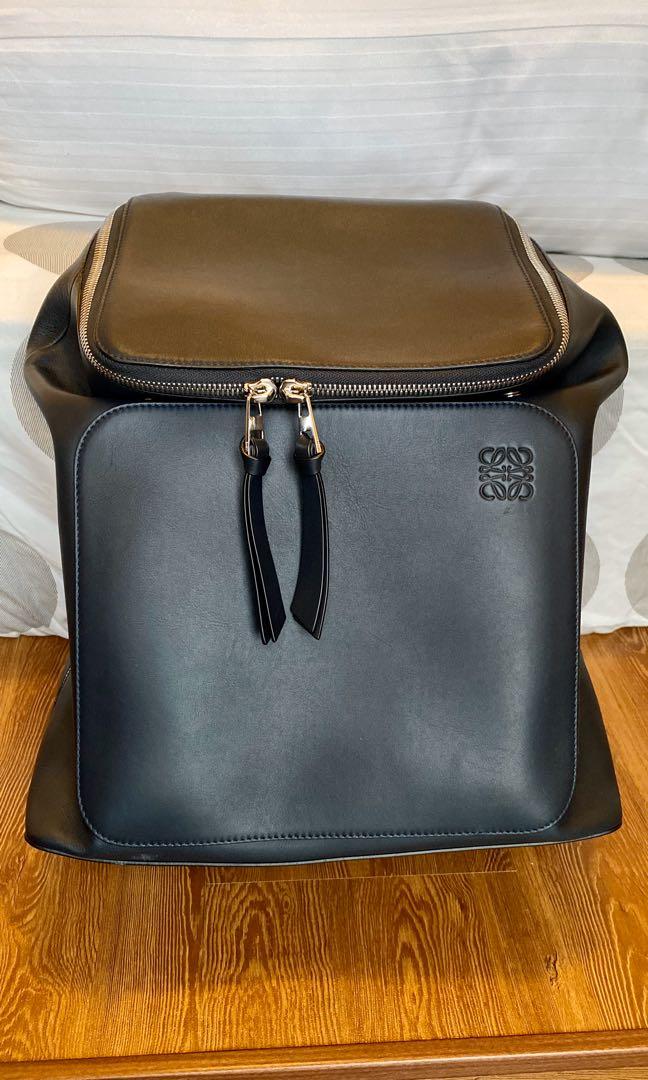 Loewe: Black Slim Goya Backpack