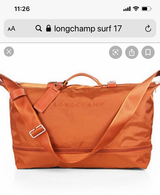 Longchamp travel expandable Surf 17, Luxury, Bags & Wallets on Carousell