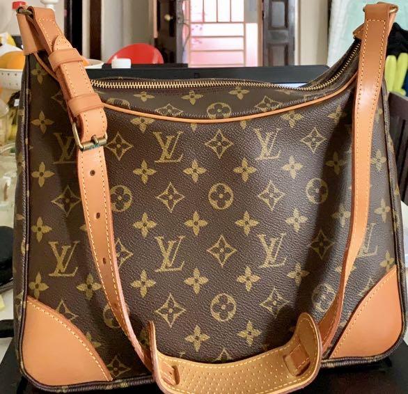 LV Louis Vuitton Monogram Canvas Boulogne Bag, Luxury, Bags & Wallets on  Carousell