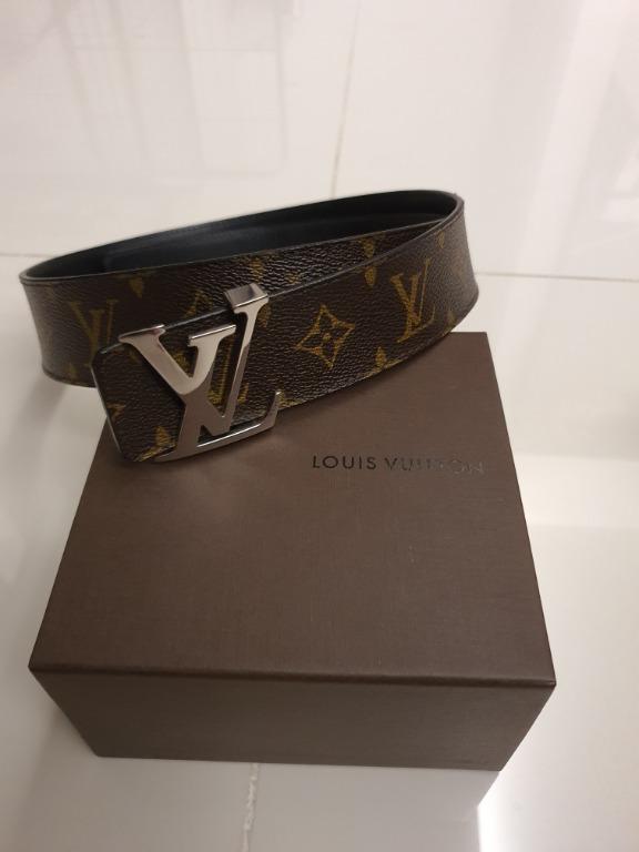 LV Initiales 40MM Reversible Monogram Macassar Canvas - Accessories