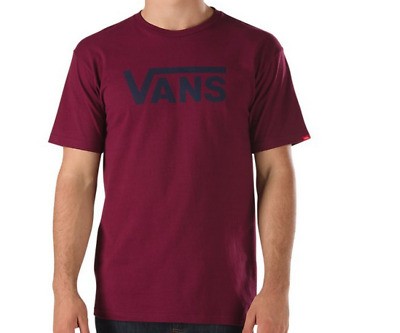 Maroon vans tee Men s Fashion Tops Sets Tshirts Polo Shirts