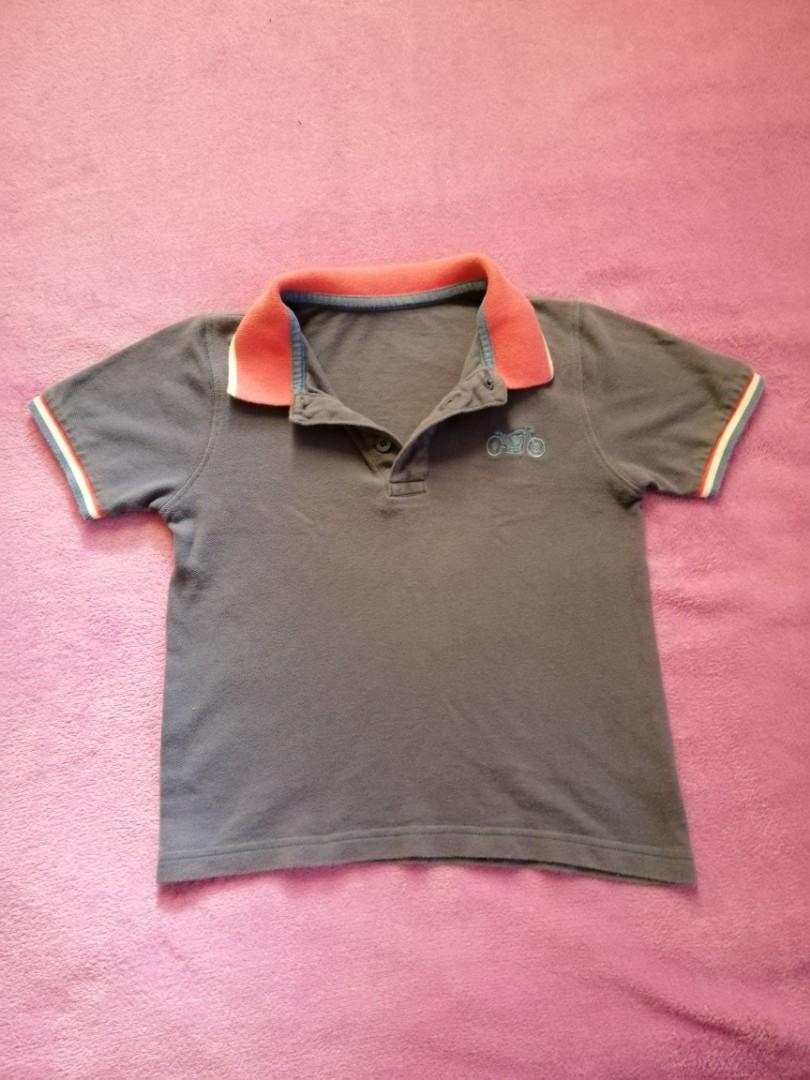 Mothercare polo shirt (Category: Babies & Kids Fashion) located in Cavite. Submitted by thelearningmom (Listing ID 281911351, Image 1). Description: Pre loved polo shirt of my son Mothercare 5-6 years old.