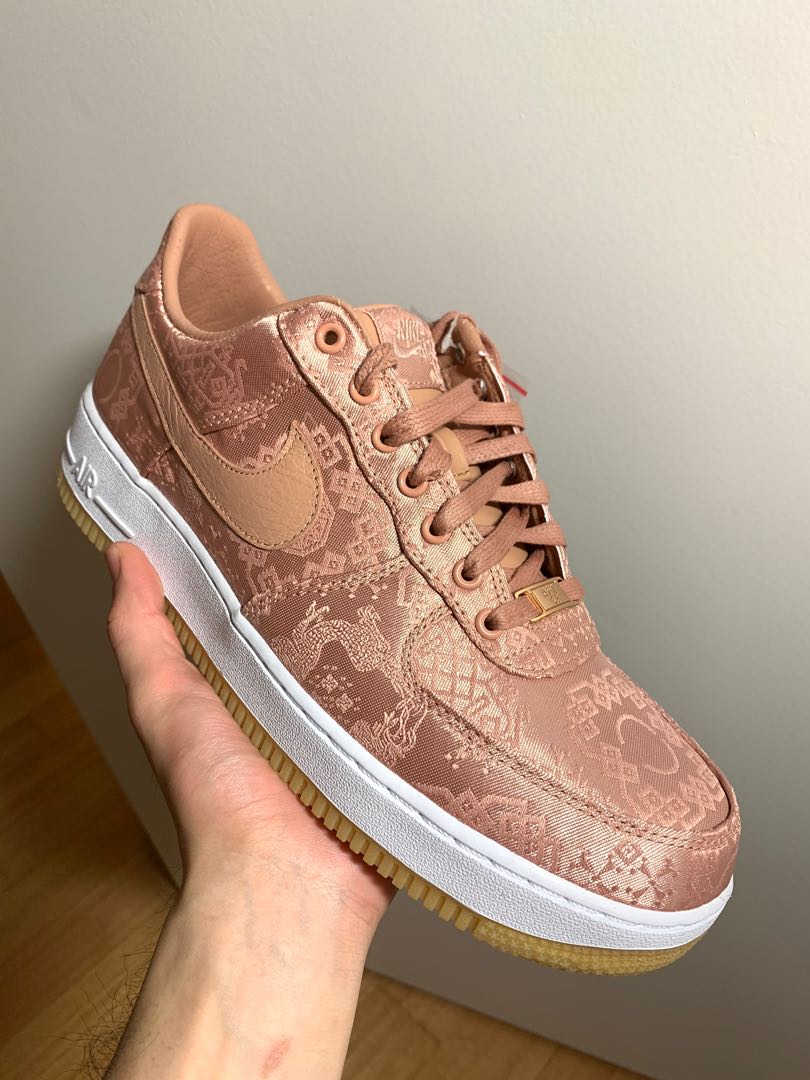 Nike Air Force 1 Low CLOT Rose Gold Silk (Regular Box) Men's