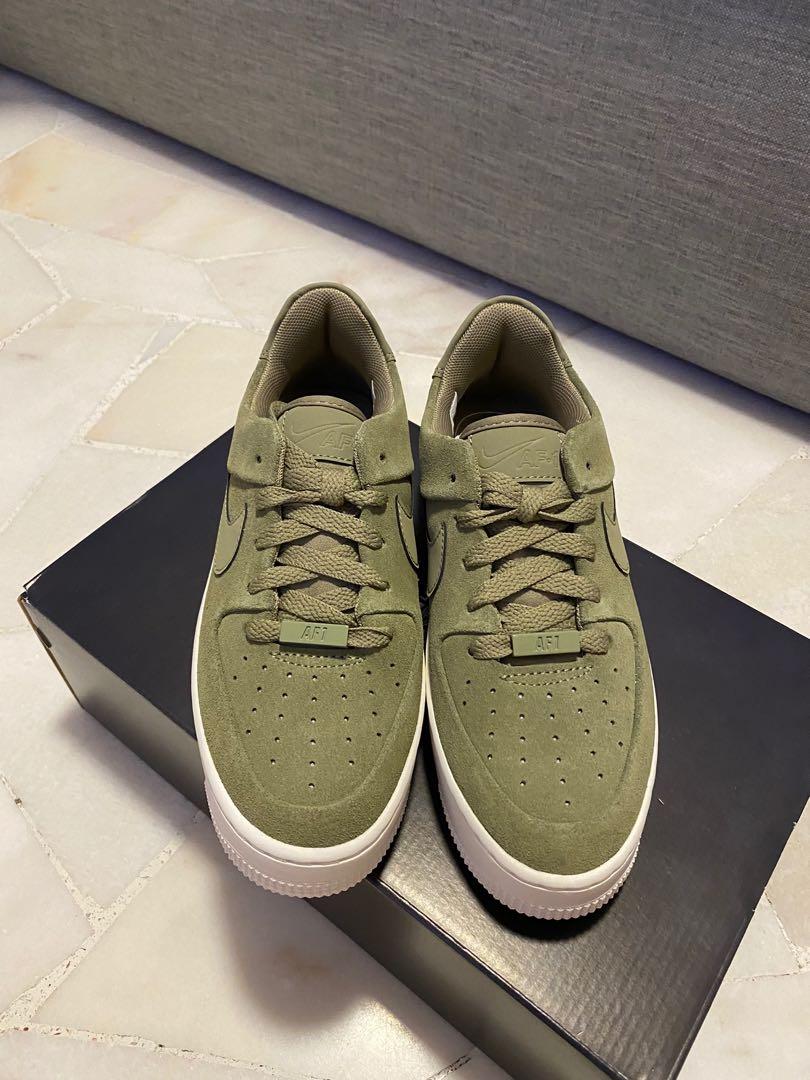 Nike Air Force 1 Sage Low Olive uk3.5 Women s Fashion Footwear