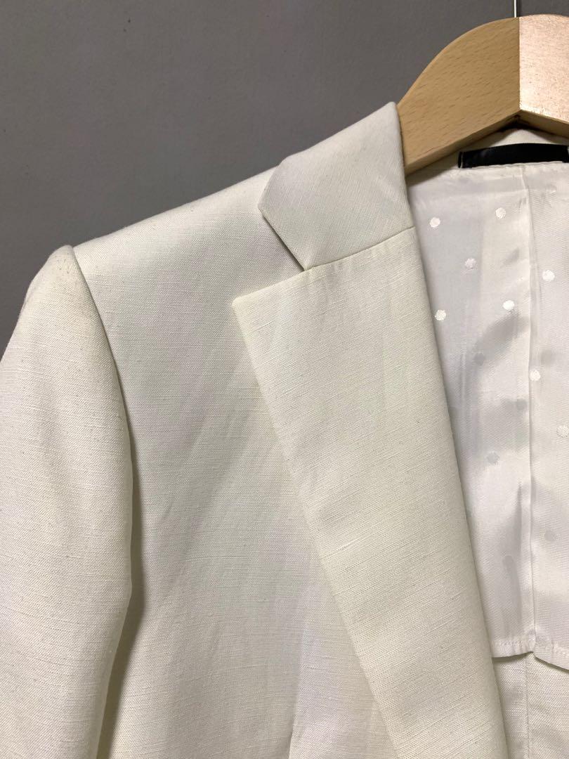 White linen blazer best sale mens