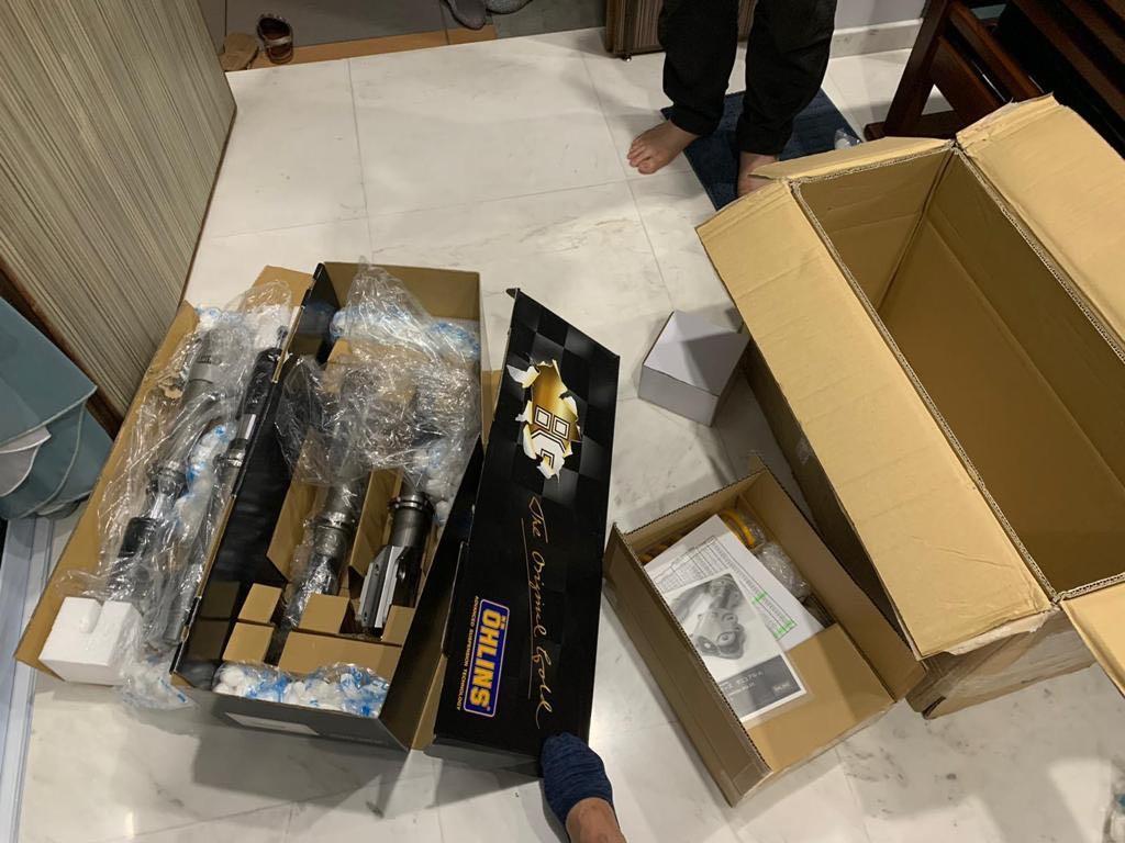 OHLINS COILOVER SUSPENSION COMPLETE KIT TYPE HAL DFV PILLOW BALL UPPER ...