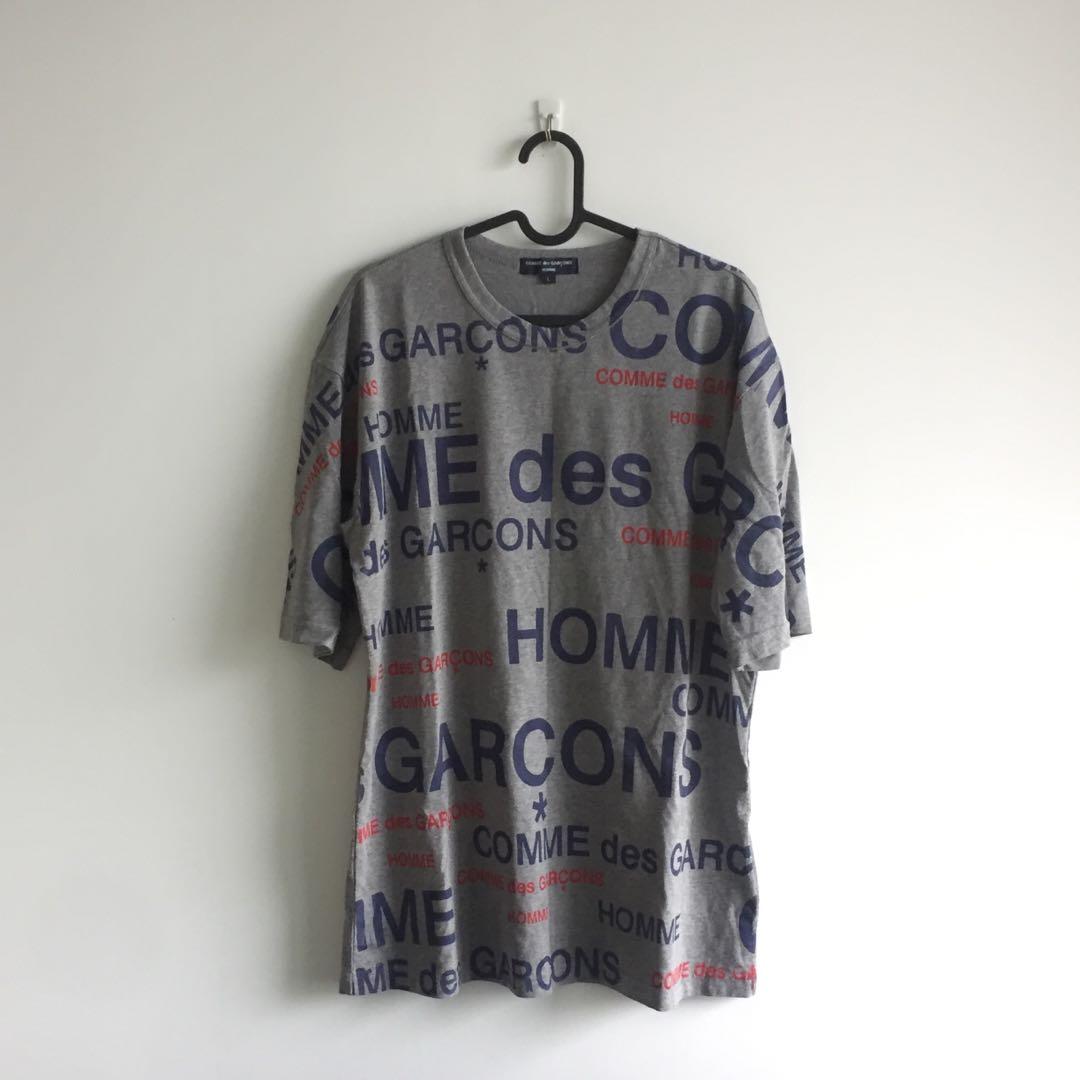 cdg homme tee