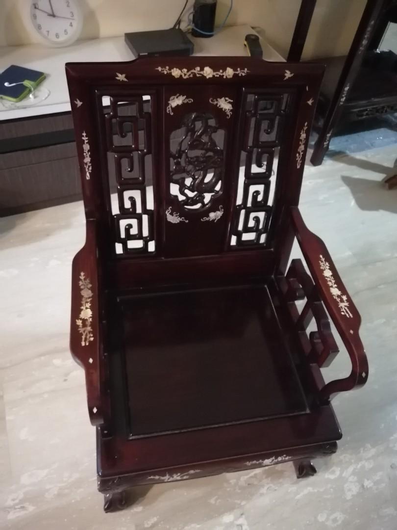 Painting sales rosewood furniture