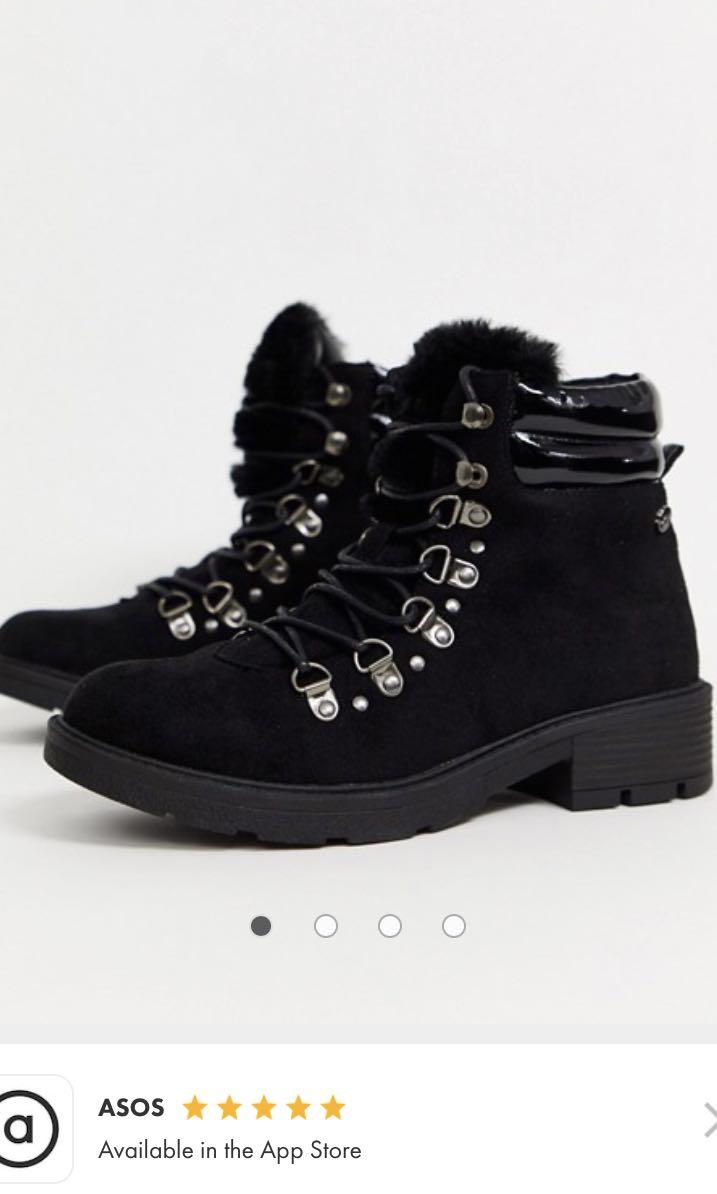 rubi black boots Women s Fashion Footwear Boots on Carousell