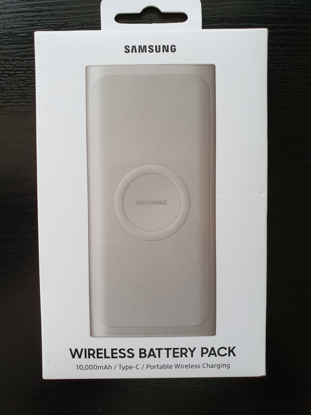 Samsung Wireless Portable Battery Pack-10,000mAh Silver