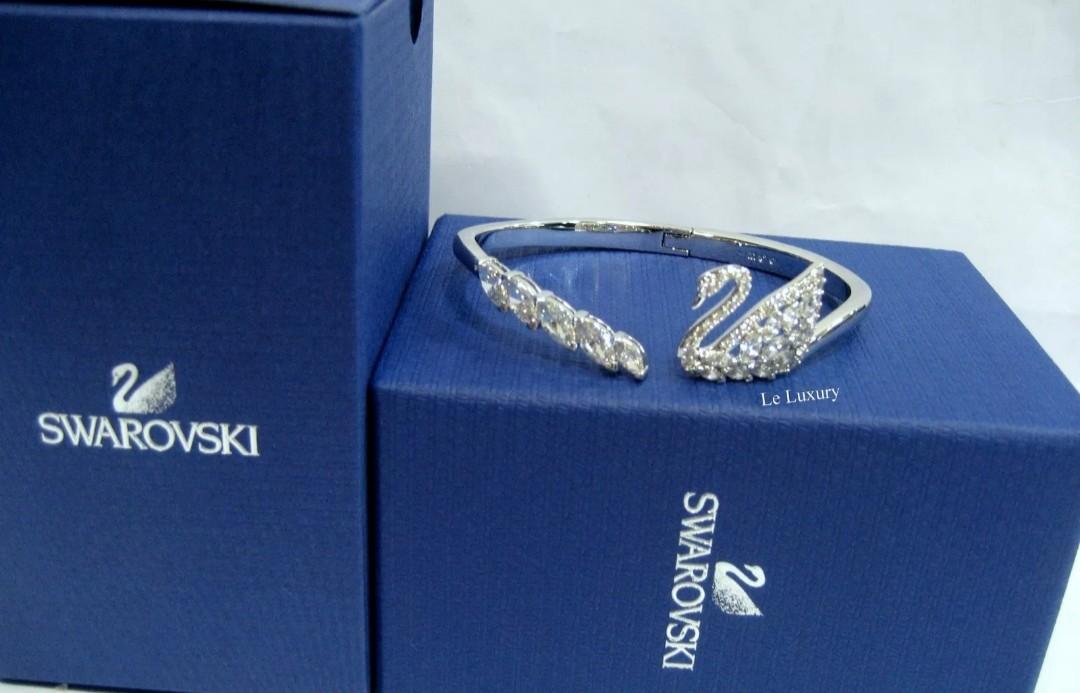 Swarovski swan lake bangle online