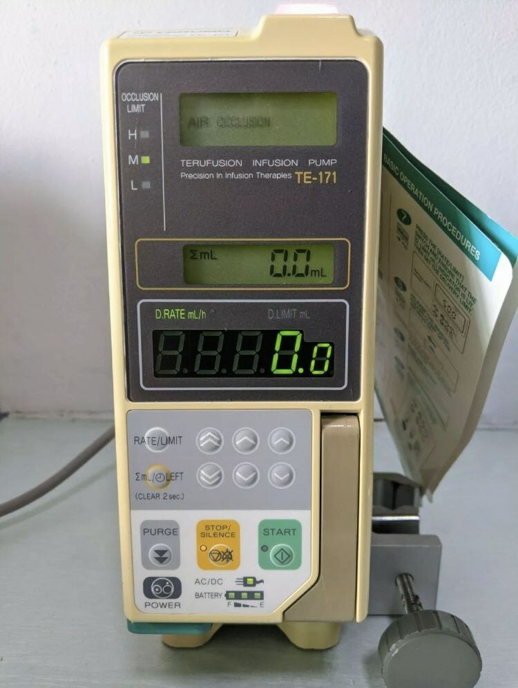 TERUMO TERUFUSION INFUSION PUMP TE171, Health & Nutrition, Assistive
