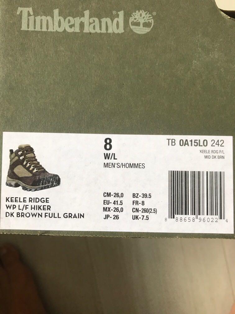 timberland keele ridge wp
