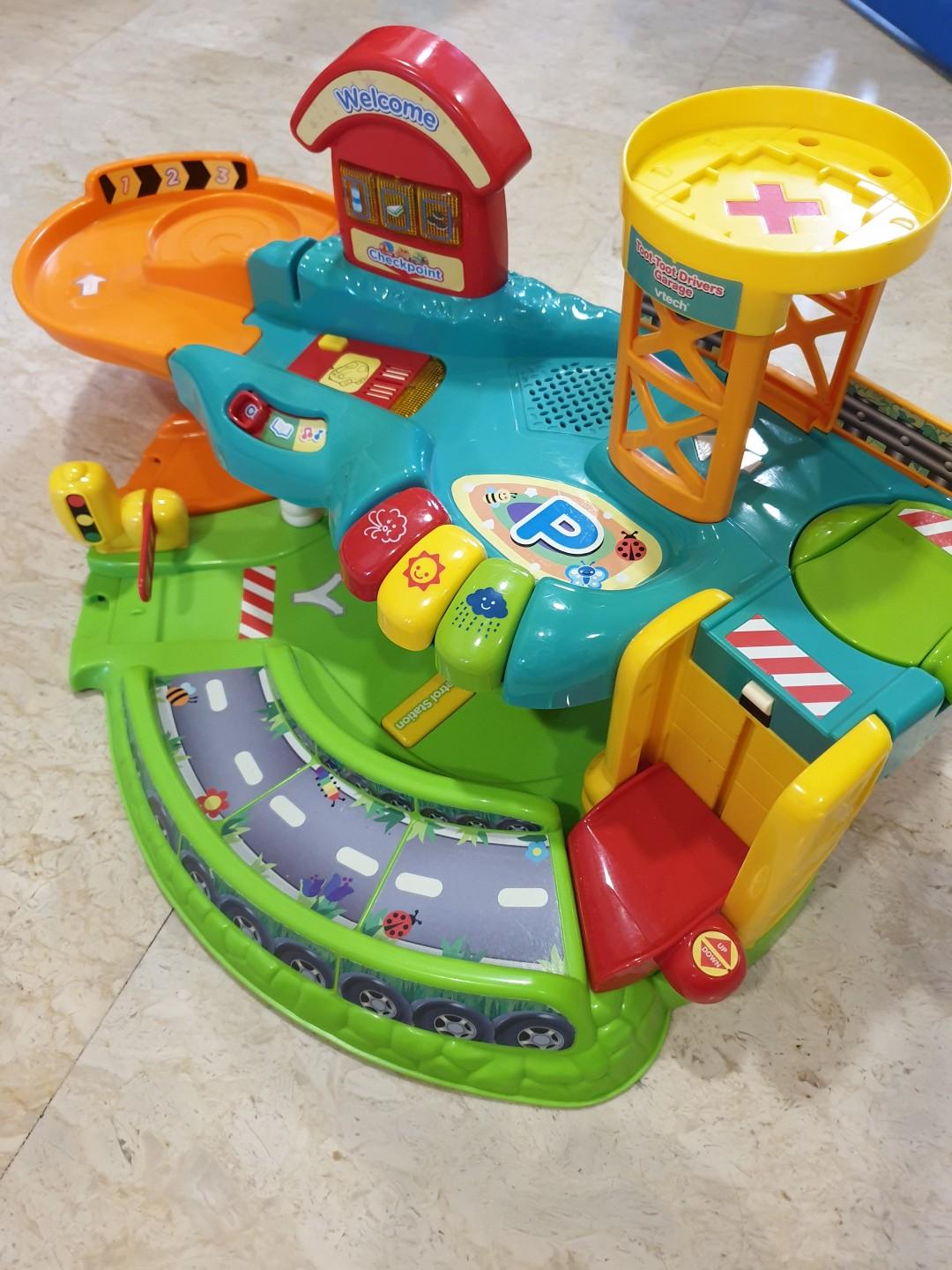 Vtech Car Wash and Race Track, Babies & Kids, Toys & Walkers on Carousell