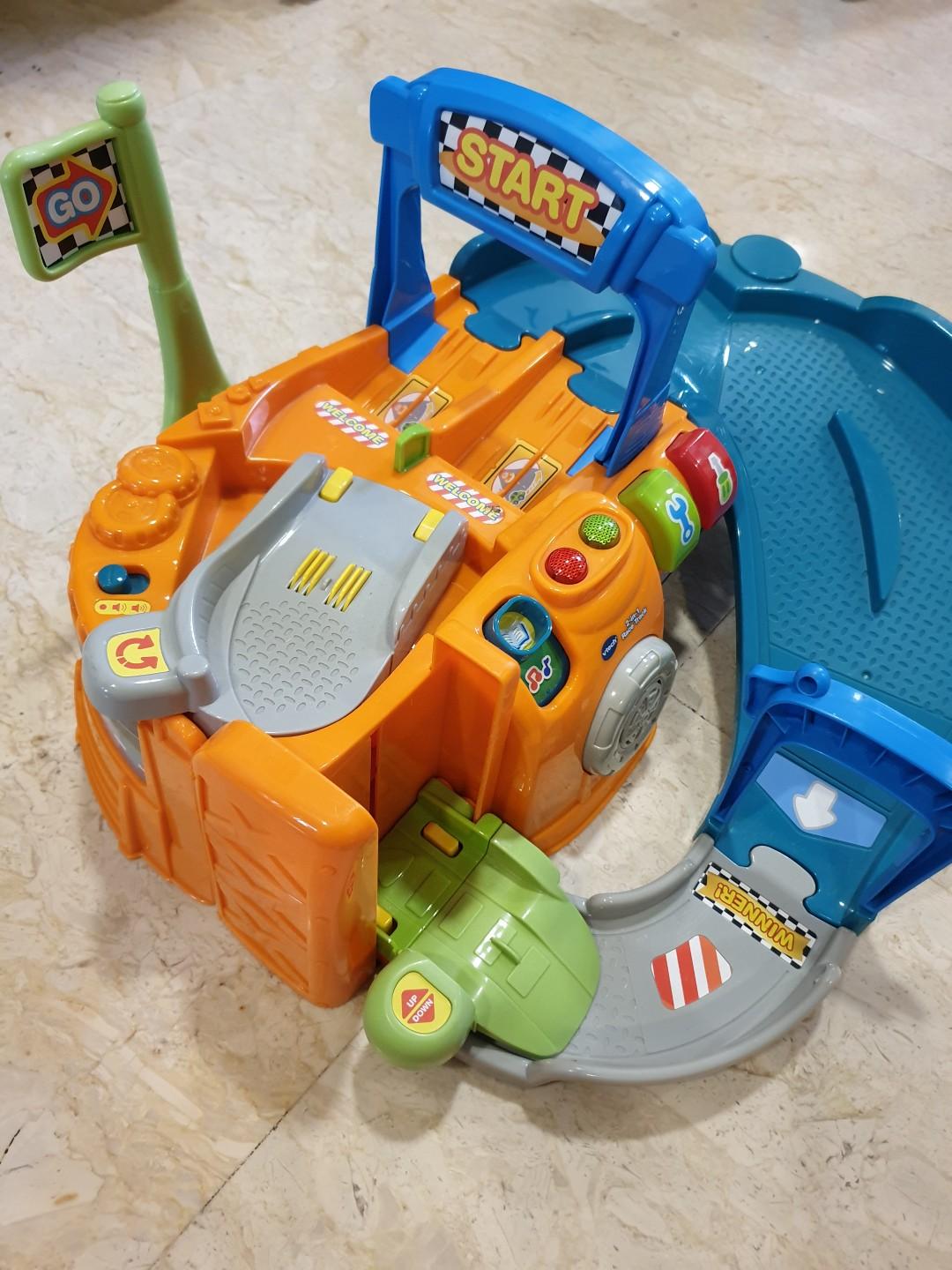 Vtech Car Wash and Race Track, Babies & Kids, Toys & Walkers on Carousell