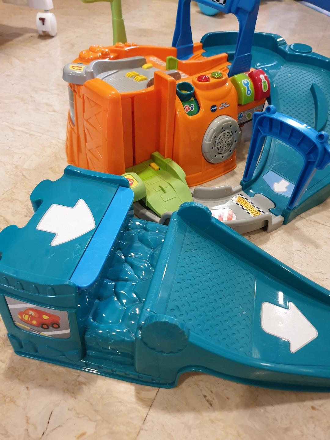 Vtech Car Wash and Race Track, Babies & Kids, Toys & Walkers on Carousell