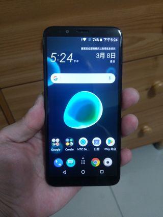 HTC Desire 12+ 2018. 6inch/32GB 二手機-黑