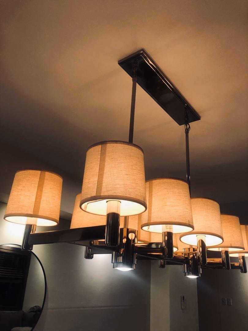 12 bulb Stainless Steel Drop light (Category: Lighting) located in Manila. Submitted by fashownkitty (Listing ID 282280352, Image 1). Description: Nego.